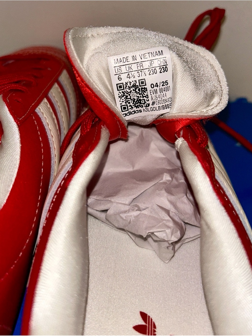 adidas Women's Taekwondo Lace "Better Scarlet". Size 6 New in Box with Tags - Picture 8 of 11